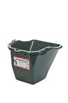 Little Giant® Plastic Better Bucket | Horse Feed Bucket | Ergonomically Designed | Flat Back Bucket | Made in USA | 10 Quarts | Green