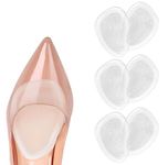 URAQT High Heels Pads, 3 Pairs Metatarsal Pads for Women, Reusable Ball of Foot Cushion, Forefoot Gel Insoles Prevent Blisters and Calluses