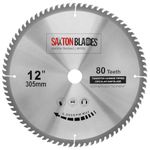 TCT30580T Saxton TCT Circular Wood Saw Blade 305mm x 30mm Bore x 80T for Bosch Makita Dewalt