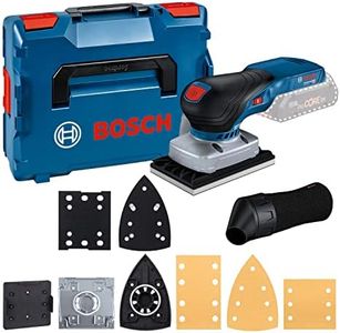 Bosch Professional 18V System cordless orbital sander GSS 18V-13 (brushless motor, incl. dust bag, 3 x sanding plate, 3 x sanding sheet, perforated tool, in L-BOXX)