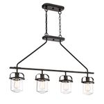 Designers Fountain 90638-Orb Jaxon 4 Light Linear Chandelier