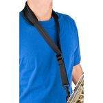 Protec A305P 24-Inch (Tall) Padded Saxophone Neck Strap with Swivel Snap, Black