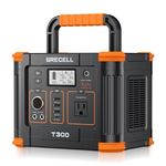 Portable Power Station 300W, GRECELL 288Wh Solar Generator for Outdoors Camping