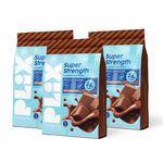 PLIX THE PLANT FIX Super Strength Fermented Yeast Protein- 3 kg | Easy to Digest | 24g Protein/Serve | PDCAAS of 1 | 6.8 - BCAA | Milk Chocolate Flavour (Pack of 3)