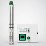 CRI Submersible Pump 1 HP, 10 Stage Pump, 65 meter head, with Digital Control Starter/Panel by SwitchWell