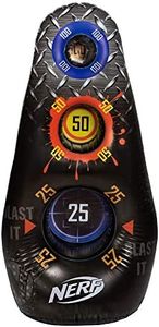 NERF Inflatable Target, 4’ Tall Practice Device – 3 Score Zones, Water Filled Base – Great for Outdoor & Indoor Play