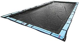 Buffalo Blizzard Deluxe 30’ x 50’ ft Rectangular Pool Cover | Winter Pool Cover | Pool Covers for Inground Pools | Blue/Black Reversible | UV Protection | Shields Pools from Seasonal Debris