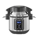 Crock-pot SCCPPA800-V1 Express Crisp 8-Quart Pressure Cooker Includes Air Fryer Lid, Stainless Steel