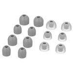 SKEIDO 7 Pairs Silicone Earbuds Ear Tips compatible with Sony WF-1000XM3 In-Ear Earphone Cover Eartips Replacement Ear Pads (Gray)