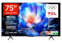 TCL 189 cm (75 inches) 4K Ultra HD Smart QLED Google TV 75P71K