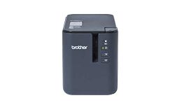 Brother PT-P950NW Label Maker, Wireless/USB/Network, P-Touch Professional Label Printer, Portable, Up to 36mm Labels, Includes AC Adapter/USB Cable/36mm Black on White Tape Cassette, UK Plug