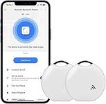 Smart Bluetooth Item Finder 2-Pack Key Finder Pet 85DB Anti-lost GPS Tracker, Luggage, Wallet Tracker, Compatible with iOS and Android