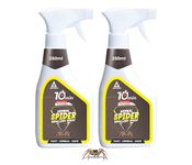 Amish Herbal Spider Spray 250ml Pack Of 2 |10 Minutes Formula |Removes Entire Spider colony|Powerful 100% Organic No Chemical Spider Repellent Spray for Home Office & Garden Long Lasting Protection