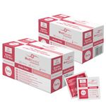 MediSwabs Pre Injection Sterile Alcohol Wipes (2 x 100-Pack), 70% Isopropyl Alcohol Wipes Prep Pad Sachets, Individually Wrapped Disposable Wound Cleaning Wipes, First Aid/Medical Use