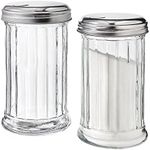 2 Pack Diner Retro Style Sugar Shakers Dispenser For Sugar/Cinnamon/Bee Pollen/Oregano and Other Spices