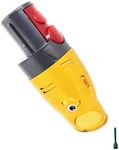 EZ SPARES Quick Suction Adapter Replacement for DYS V7-V15 Slim | Vacuum Hose Tip Attachment (Yellow) | Compatible with V8/V10/V11/V12 | High-Flow Accessory for Tight Spaces