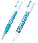 Kuretake ZIG 2 WAY GLUE 2 Pens set, AP-Certified, Adhesive for kids, artists, crafters, Perfect for Scrapbooking, Craft, Card making, Foil calligraphy, Made in Japan