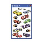 Avery Zweckform 56390 Children's Tattoos (Temporary Transfer Film, Dermatologically Tested) 12 Designs Cars