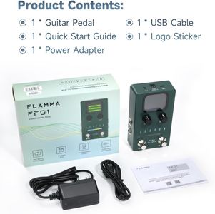 FLAMMA Looper Pedal – FF01 Compact Guitar Loop Station