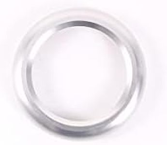 Car Keyhole Cover, Ignition Starter Trim Cover Decoration, Keyhole Trim Ring Cover Compatible with Hummer H2 2003-2007 (Sliver)