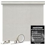 AMZKONIG 43" x 118.1" Faraday Fabric, Military Grade Signal Blocking Cloth Shields, Conductive Material Cover for WiFi, Cell, Bluetooth, RFID, EMP Proof with Faraday Tape