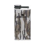 Stanley x Mossy Oak® Classic Flask 8oz with Never-Lose Cap, Wide Mouth Stainless Steel Hip Flask for Easy Filling & Pouring, Insulated BPA-Free Leak-Proof Flask