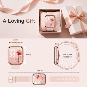 Women’s Smart Watch with Alexa – 1.8" Touchscreen Fitness Tracker