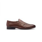 Michael Angelo Men's California 8401 Cognac Leather Shoes -9UK