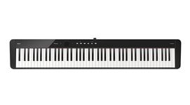 Casio Privia PX-S5000 Portable Digital Piano with 88 Hybrid Weighted Keys, 23 Tones, Touch Sensor Controls, Sustain Pedal, Bluetooth, USB, AC Adapter, 16W Speakers, Gloss Black Finish (PX-S5000BK)