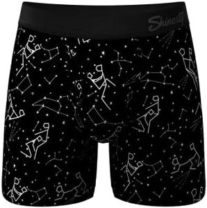 Shinesty Hammock Support Underwear | Big Mens Underwear with Fly | US XXL Constellation