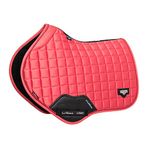 LeMieux Close Contact Loire Memory Square Saddle Pad - Saddle Pads for Horses - Equestrian Riding Equipment and Accessories (Papaya - Large)