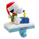 Kurt Adler PN5141 Peanuts Snoopy and Woodstock Stocking Holder, 4.6-Inch