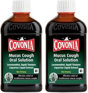Covonia Mucus Cough Oral Solution 300ml Effective Relief from troublesome Mucus coughs (Pack of 2)
