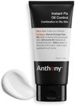 Anthony Instant Fix Oil Control for Men – Mattifying Lotion for Oily Skin – Moisturizer and Pore Minimizer Instantly Eliminates Shine – 3 Fl Oz