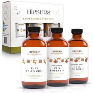 HipStirs Classic Old Fashioned Mixers: Classic, Honeyed Apple & Maple Pecan Syrups | Real Ingredients Make Our Artisan Old Fashioned Syrups Rich & Timeless Drink Mixers | 8 Oz, 3 Pack