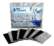 PET STANDARD Charcoal Filters for PetSafe Drinkwell Fountains, Pack of 10