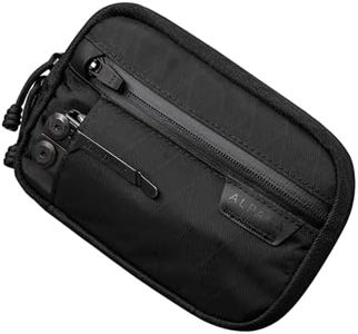 ALPAKA Admin Pouch Pro - EDC Organizer - Small Tool Pouch with Smooth Zipper, Weatherproof X-Pac Fabric, Electronics Storage for Travel - Black X-Pac X42 Material
