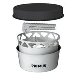 Primus Gas Stove Camping Cooking Set - Essential Stove Set - 1x Camping Pan - 1x Camping Pot 1.3L - 1x Built in Gas Burner - Camping Cooking Equipment - Camping Stove Set - Camping Pan Set Camping Kit