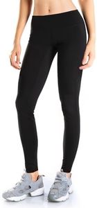 Yogipace Petite/Regular/Tall,25"/28"/31"/34",Women's Water Resistant Fleece Lined Thermal Tights Winter Running Cycling Skiing Leggings with Zippered Pocket, womens, 31"-tall(Upgraded fabric), M-Waist(29"-30.5")