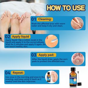 Extra Strength Corn Remover Liquid, 20ml – Fast Callus Treatment