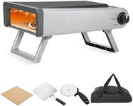Aprafie Pizza Oven Outdoor 12" Gas Powered Pizza Ovens for Outside, with Portable Maker Accessories for Backyard Outdoor Kitchen