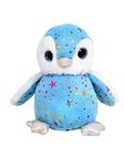 Mirada Plush Stuffed Cute Blue Foil Penguin Soft Toy | Huggable Penguin with Glittery Eye | - 18cm