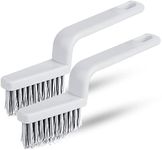 2pcs Grout Cleaner Brush V Shape, Handheld Door Slot Crevice Cleaning Brush Stiff Tool Scrub Cleaning Brush V Shaped Brush for Cleaning Tiles Floor Bathroom Kitchen