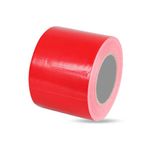 Abacus Range 100mm X 50m Waterproof Cloth Gaffer Tape, Heavy Duty Duct Tape Strong Adhesive for Hole Closure, Sealing, Repairing, Masking, Packaging, Patching, Marking, Binding, Decking, Red