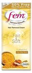 Fem Fairness Naturals Hair Removal Cream Fair and Soft Oily Skin - 40 g with Extra 50%
