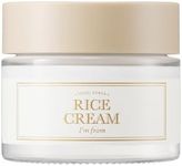[I'm From] Rice Cream 1.69 Ounce, 41% rice bran essence with ceramide | Glowing Look, Improves Moisture Skin Barrier, Nourishes Deeply, Soothing to even out skin tone, K beauty