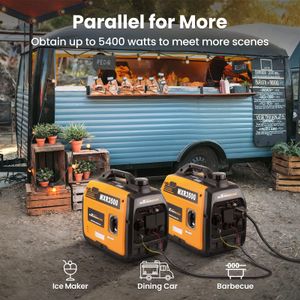 maXpeedingrods 3300W Inverter Generator – Portable Quiet Power