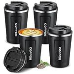 4 Pieces 13 oz Insulated Coffee Tra