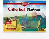 Kaytee CritterTrail Playpen with Mat for Pet Gerbils, Hamsters or Mice,Blue