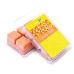 Candy Corn - Scented Wax Melts for Wax Warmers - Made with Soy Wax - Handmade in The USA - 2 Pack Set of 6 Melt Cubes - Candeo Candle